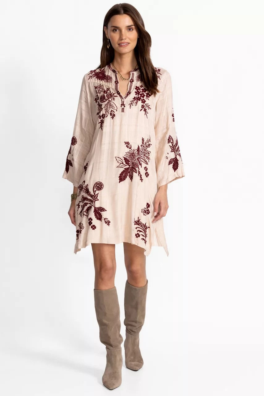 Johnny Was Women WESTERN PIPED YOKE DRESS