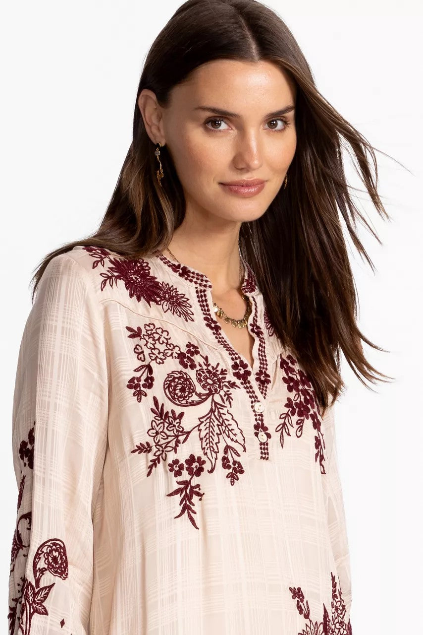 Johnny Was Women WESTERN PIPED YOKE DRESS