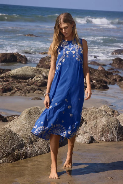 Johnny Was Women CHEVRON TANK DRESS