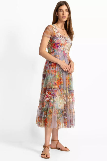 Johnny Was Women YASMINE MESH DRESS