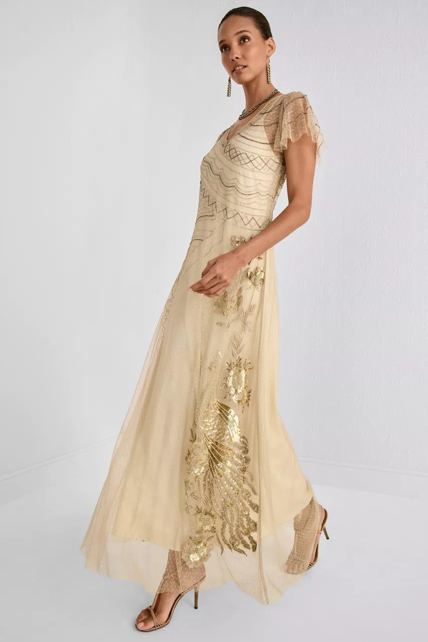 Johnny Was Women AMERYS SEQUIN MESH DRESS