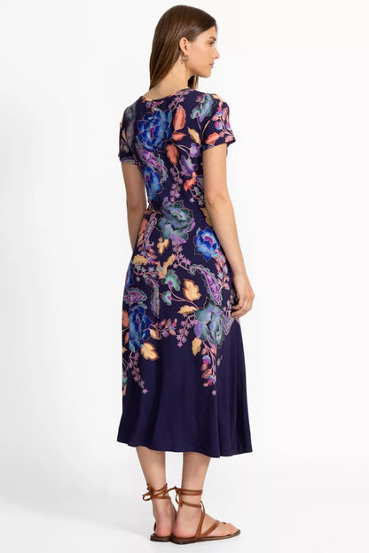 Johnny Was Women THE JANIE FAVORITE BOATNECK CAP SLEEVE DRESS