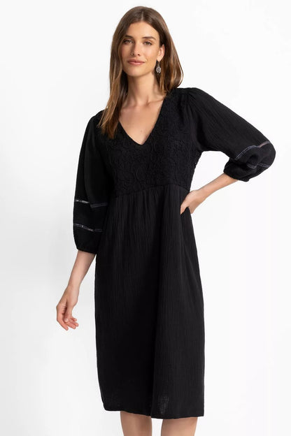 Johnny Was Women DOLMAN MIDI WITH CONTRAST YOKE