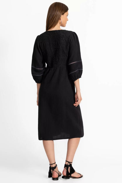 Johnny Was Women DOLMAN MIDI WITH CONTRAST YOKE