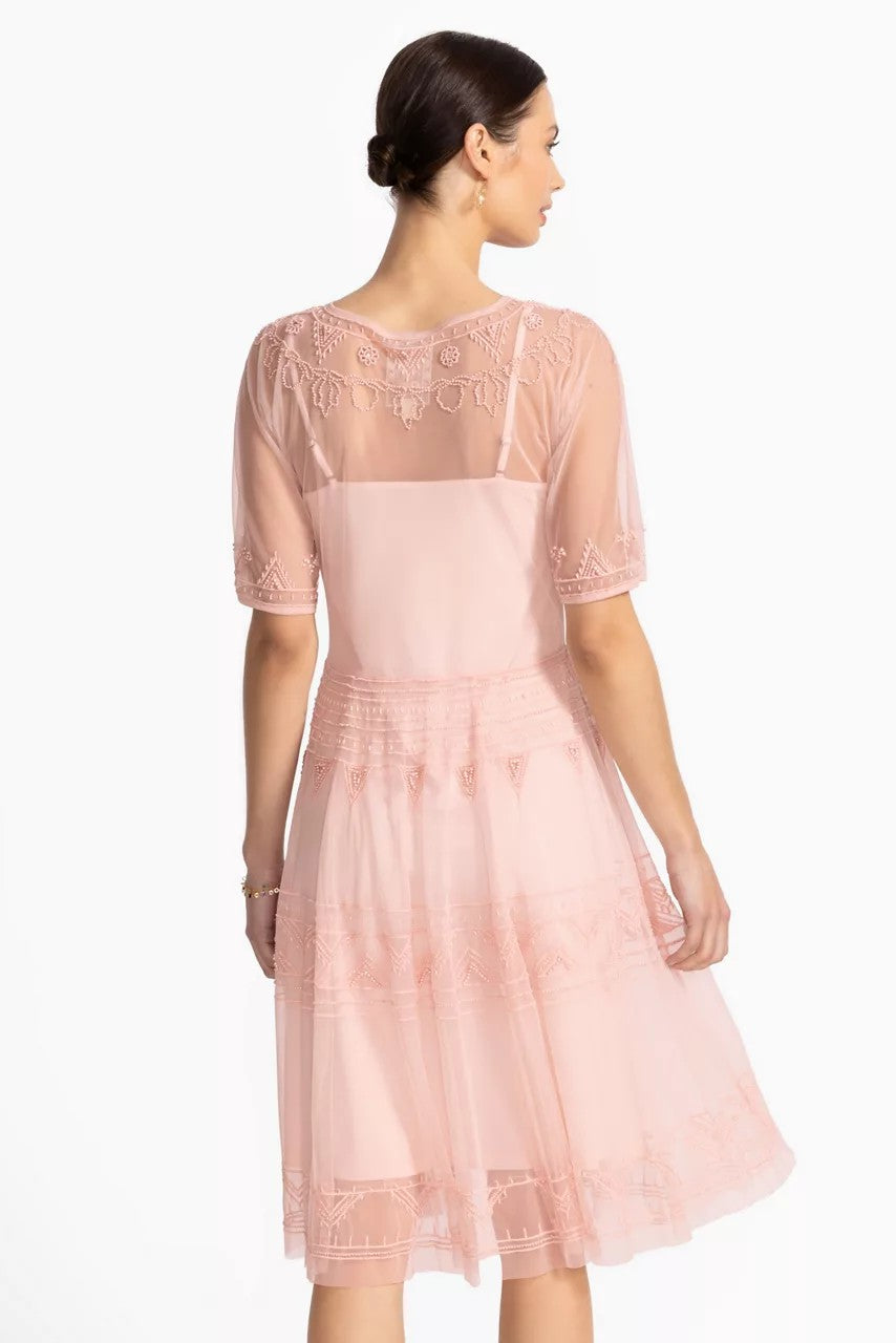 Johnny Was Women MEZZA BEADED MESH DRESS