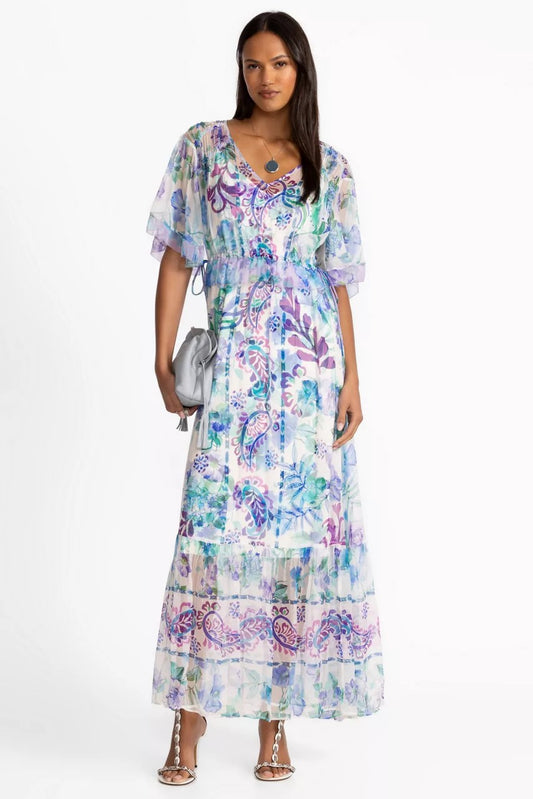 Johnny Was Women ANNAMARIE FLUTTER MAXI DRESS
