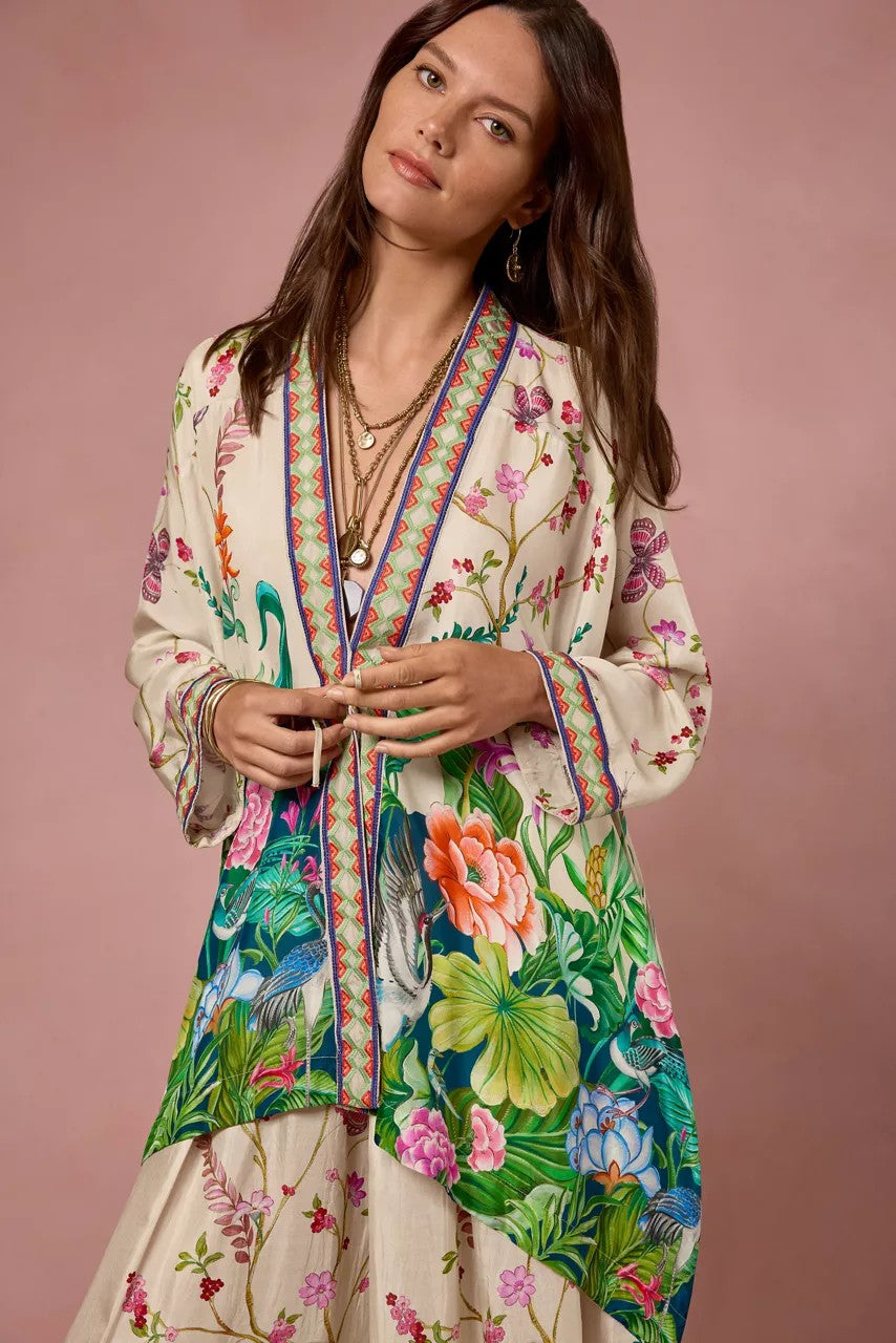 Johnny Was Women SHAE PRINTED KIMONO