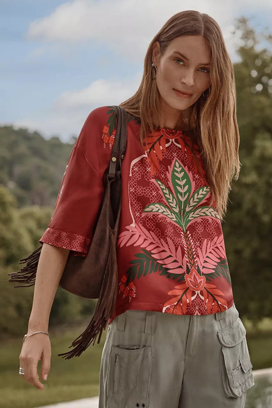 Johnny Was Women ARDEN OVERSIZED BLOUSE