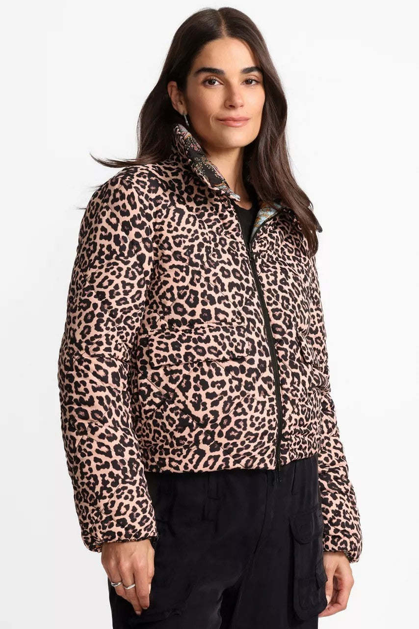 Johnny Was Women DIAMOND QUILTED CROPPED PUFFER