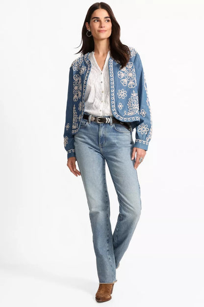 Johnny Was Women SOUTACHE BOLERO JACKET