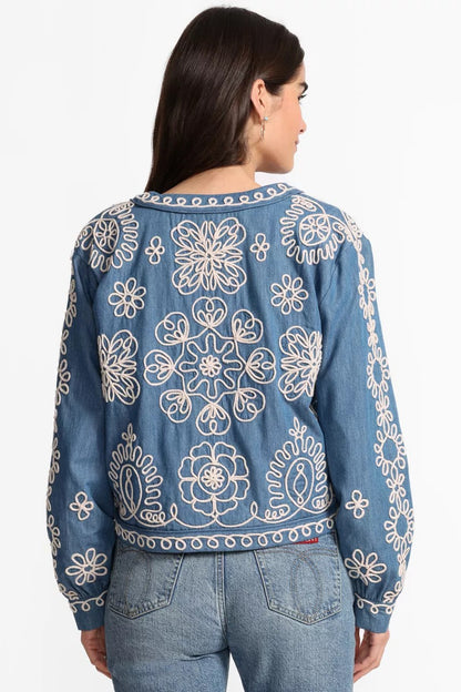Johnny Was Women SOUTACHE BOLERO JACKET