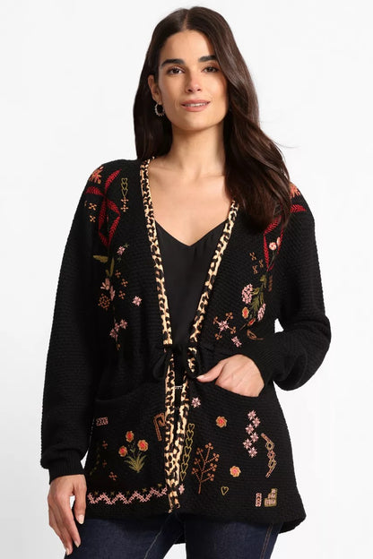 Johnny Was Women THE WAIST TIE CARDIGAN