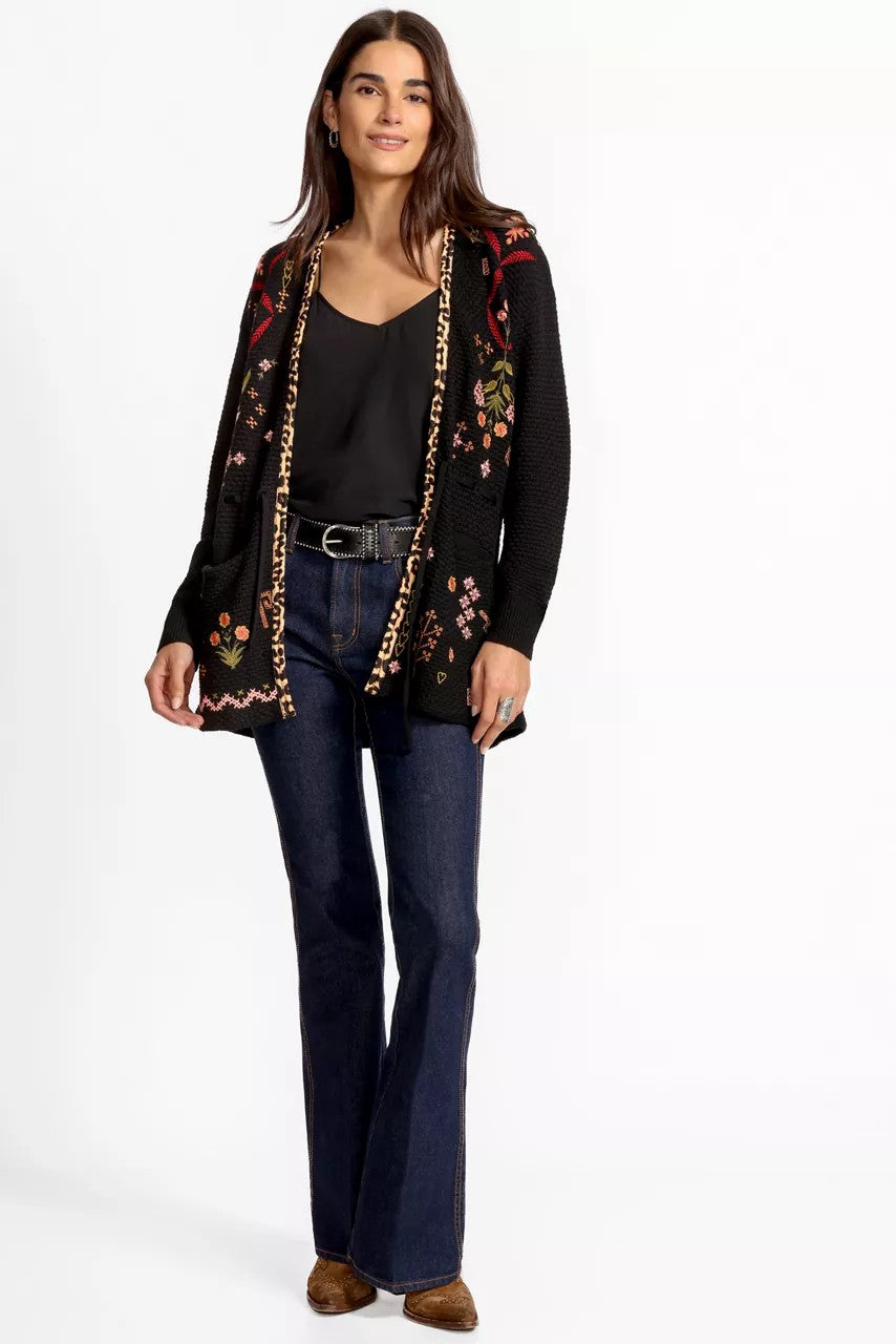 Johnny Was Women THE WAIST TIE CARDIGAN