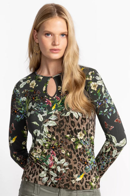Johnny Was Women THE JANIE FAVORITE KEYHOLE TOP