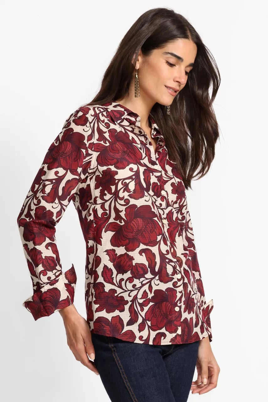 Johnny Was Women VINTAGE BUTTON DOWN SHIRT