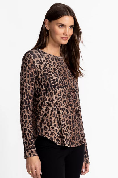 Johnny Was Women BEE ACTIVE RIBBED LONG SLEEVE TEE