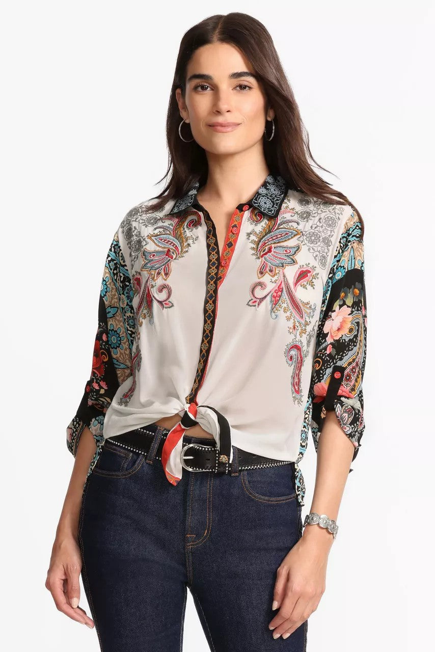 Johnny Was Women CACHEMIRE SHIRT