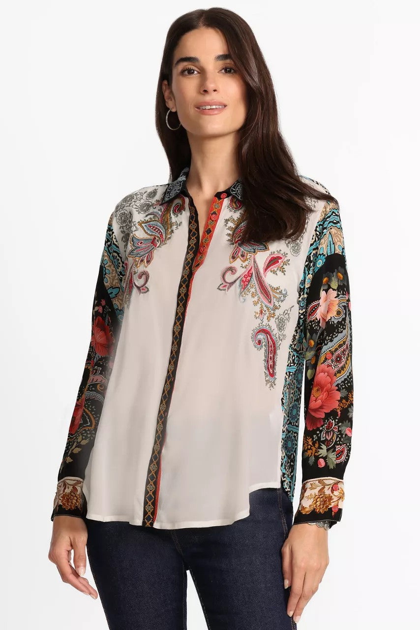 Johnny Was Women CACHEMIRE SHIRT