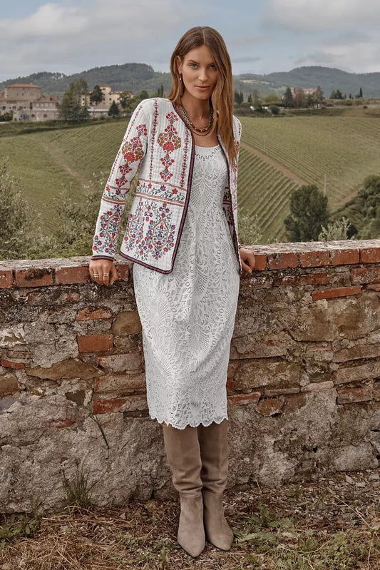 Johnny Was Women WENDY EMBROIDERED JACKET
