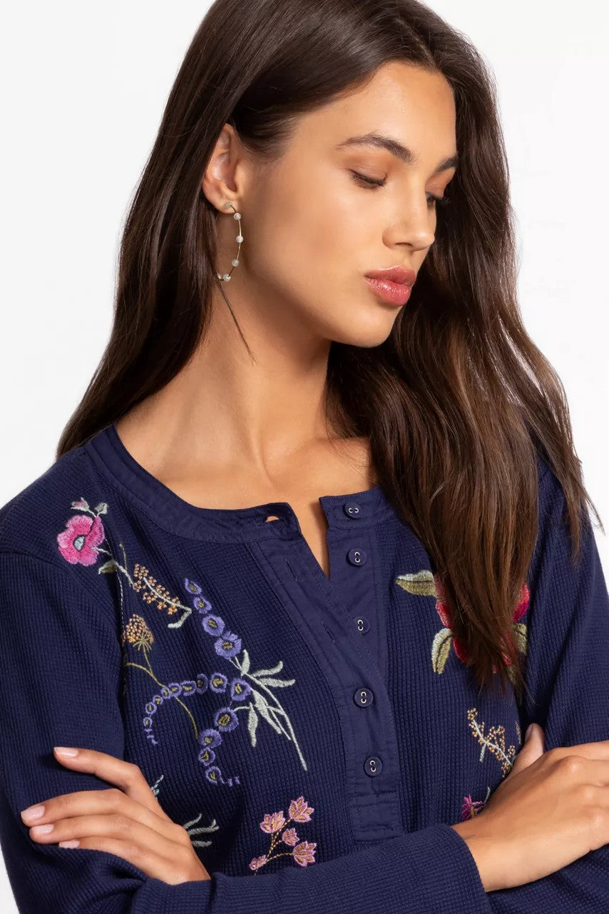 Johnny Was Women MIXED MEDIA HENLEY THERMAL