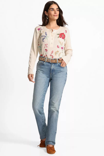 Johnny Was Women MIXED MEDIA HENLEY THERMAL