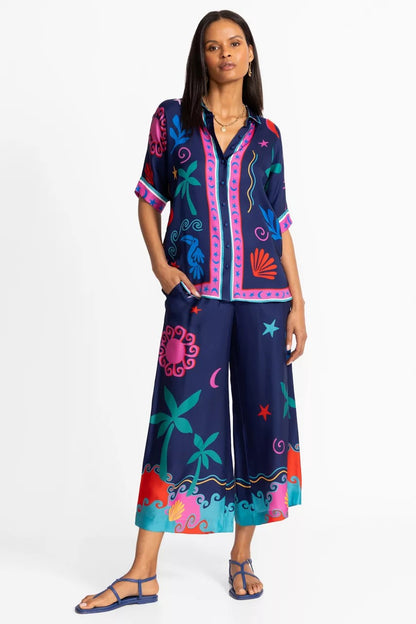 Johnny Was Women JULISSA CROPPED EASY PANT