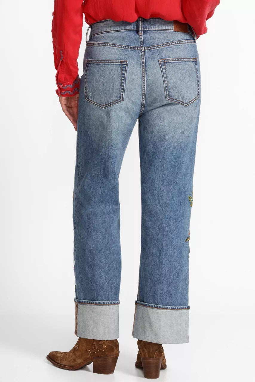 Johnny Was Women THE ANKLE WIDE LEG JEAN
