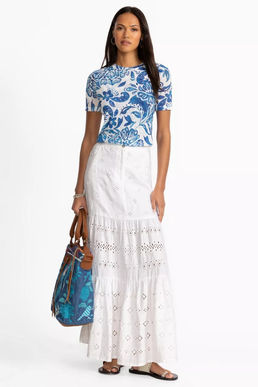 Johnny Was Women CIELITO TIERED SKIRT