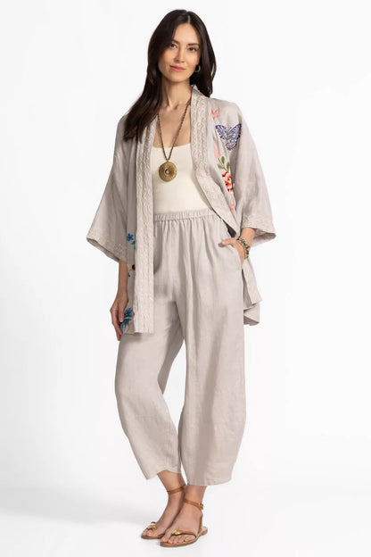 Johnny Was Women LINEN BARREL PANT