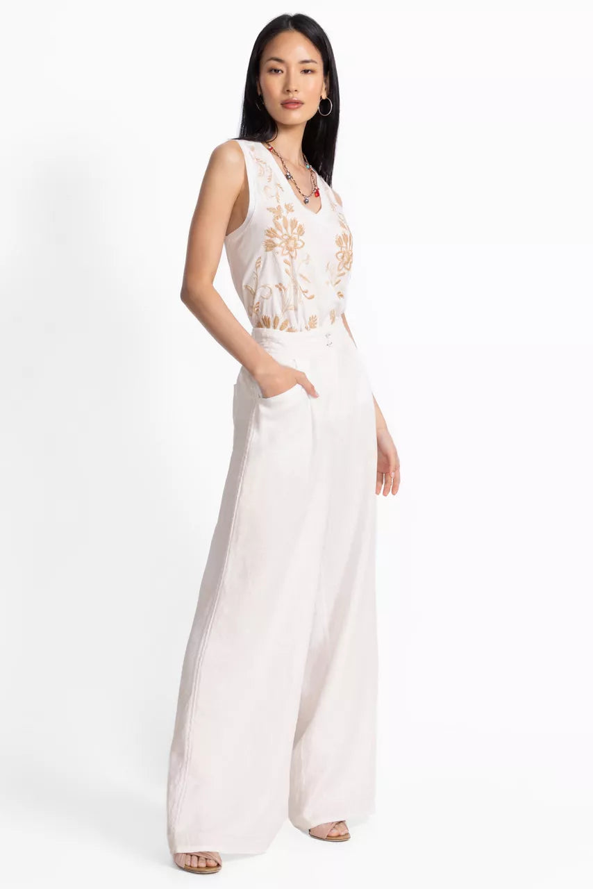 Johnny Was Women WIDE LEG PLEAT PANT