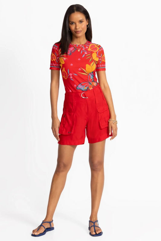 Johnny Was Women HAILEY CARGO SHORT