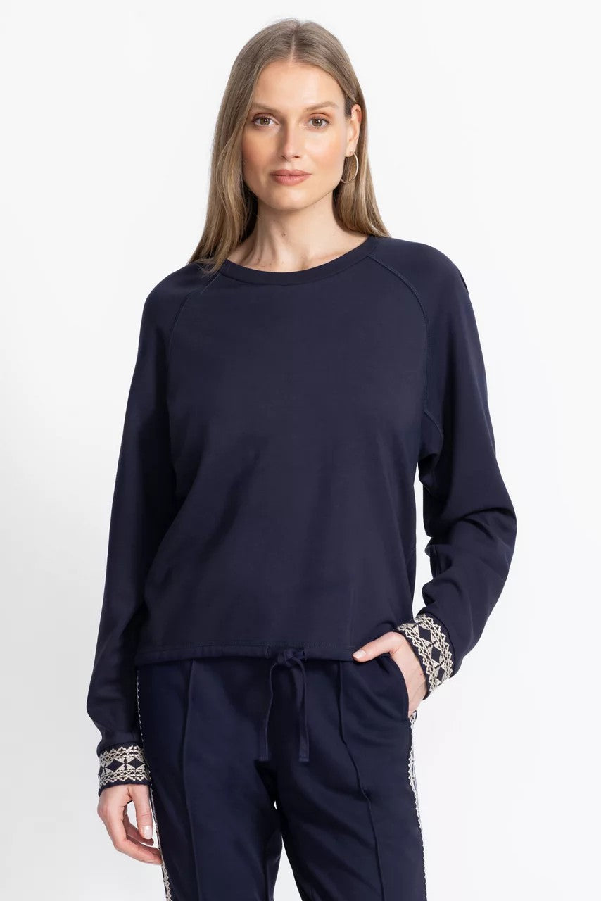 Johnny Was Women BEE ACTIVE RAGLAN SLEEVE PULLOVER