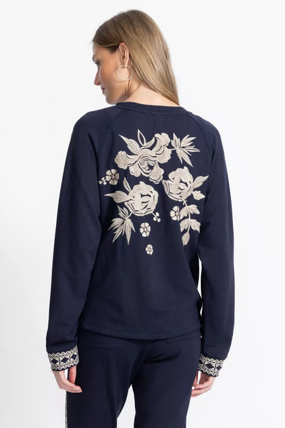 Johnny Was Women BEE ACTIVE RAGLAN SLEEVE PULLOVER
