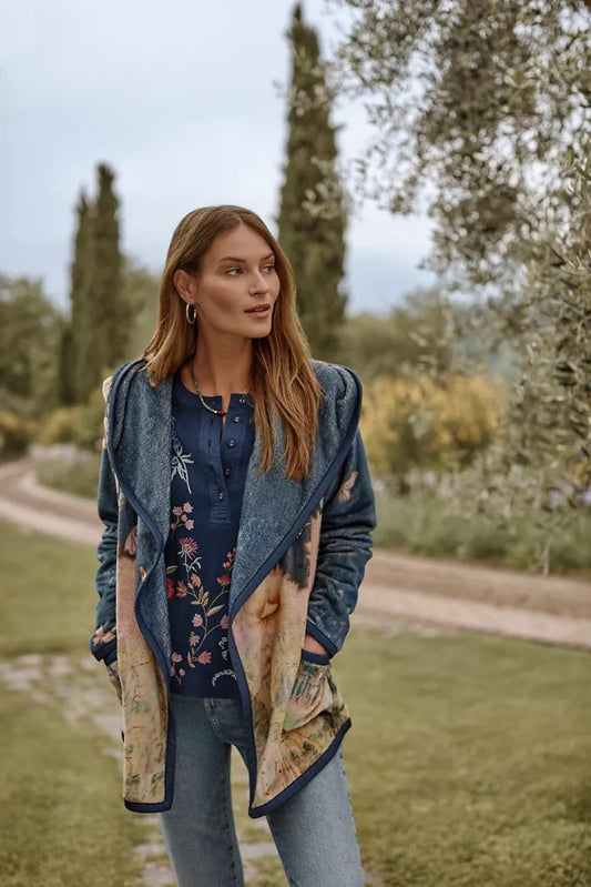 Johnny Was Women JOAN REVERSIBLE SHERPA JACKET