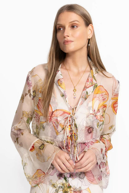 Johnny Was Women KATRIZ RUFFLE BOLERO