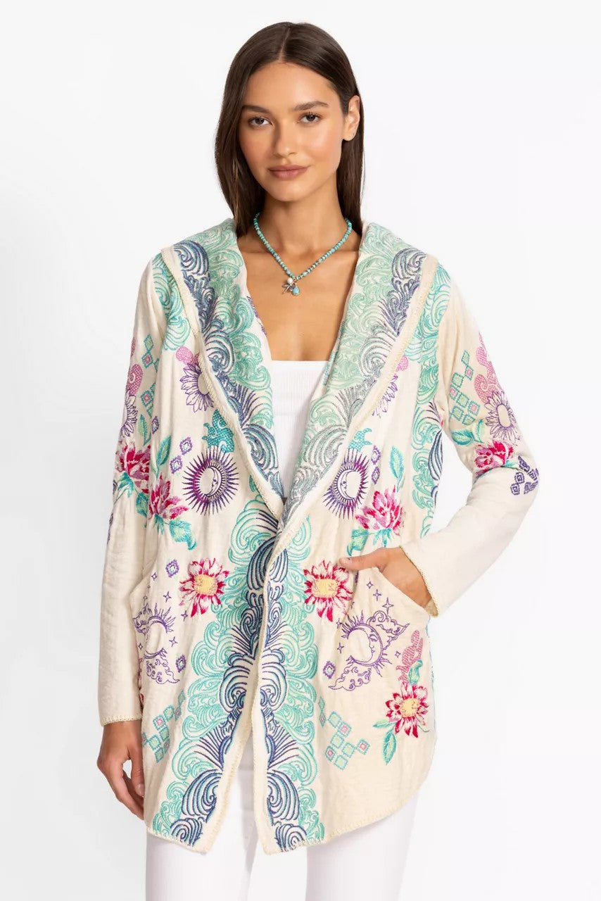 Johnny Was Women BIYA SHORT HOODIE