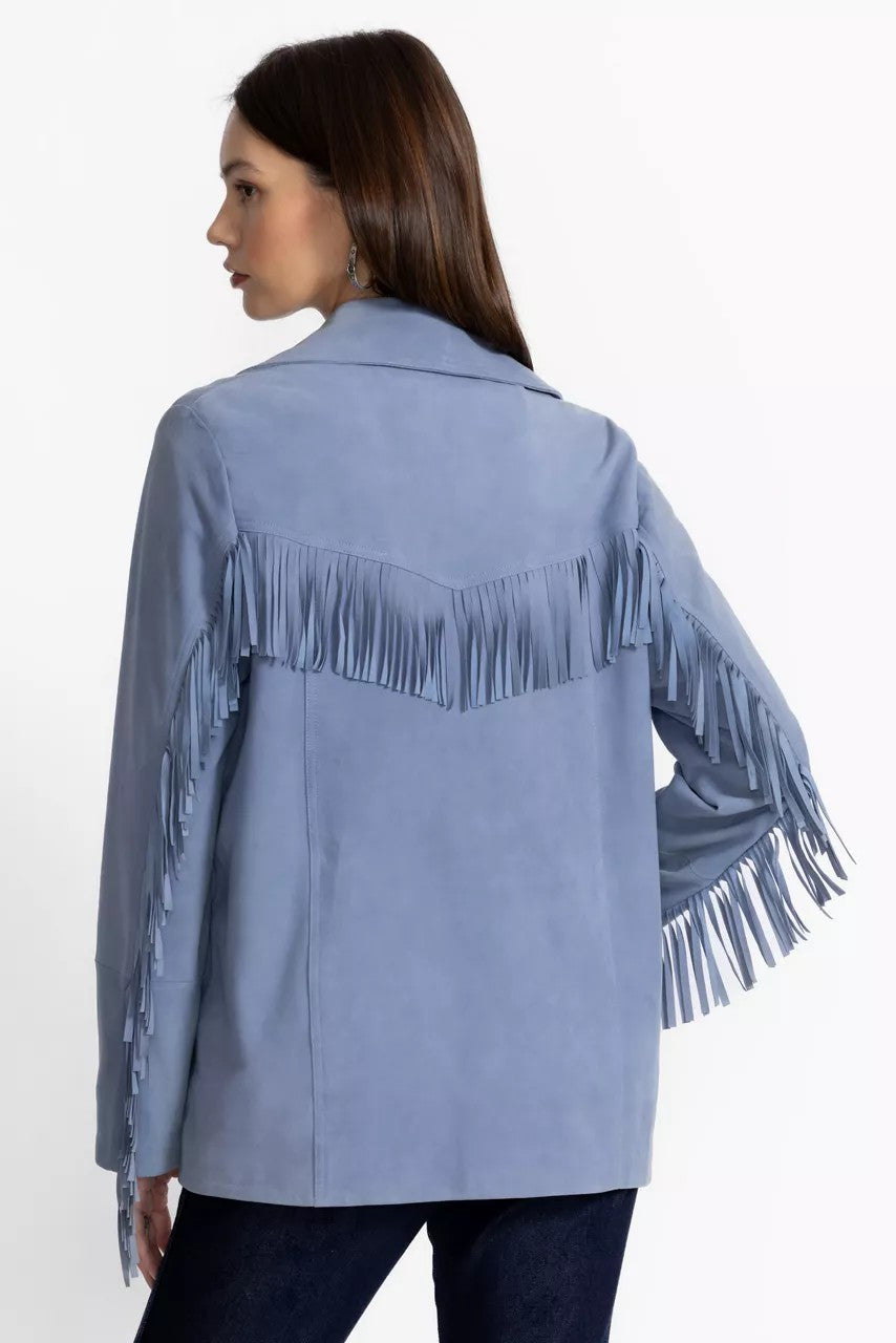Johnny Was Women ITALIAN SUEDE FRINGE JACKET