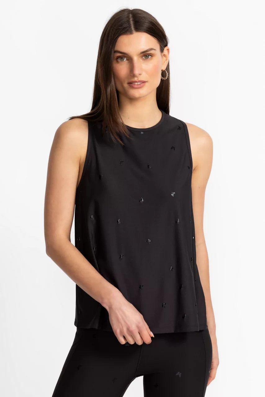 Johnny Was Women BEE ACTIVE HIGH NECK ACTIVE SWING TANK