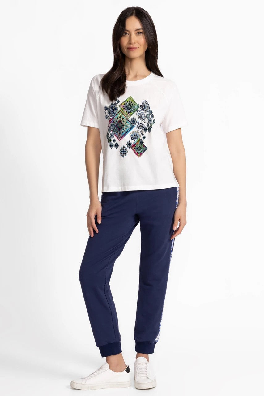 Johnny Was Women BEE ACTIVE RAGLAN GRAPHIC TEE