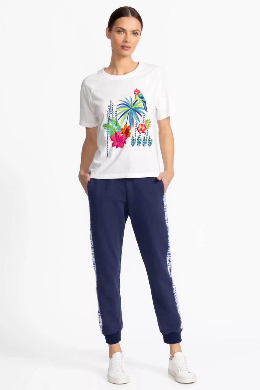 Johnny Was Women BEE ACTIVE RAGLAN GRAPHIC TEE
