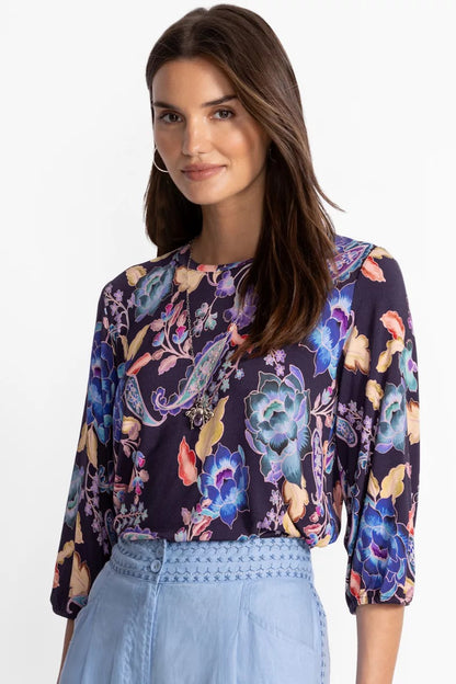 Johnny Was Women THE JANIE FAVORITE PUFF SLEEVE TOP
