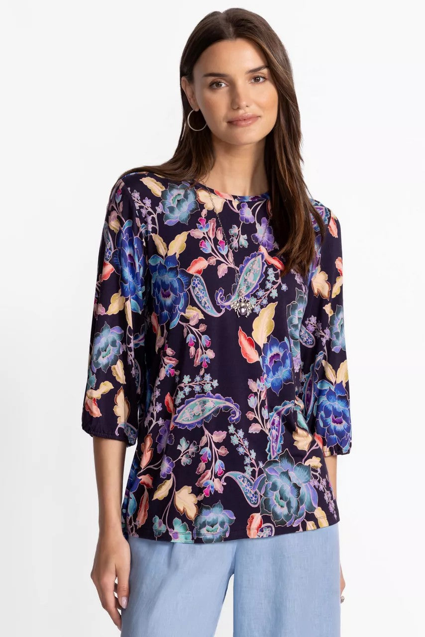 Johnny Was Women THE JANIE FAVORITE PUFF SLEEVE TOP