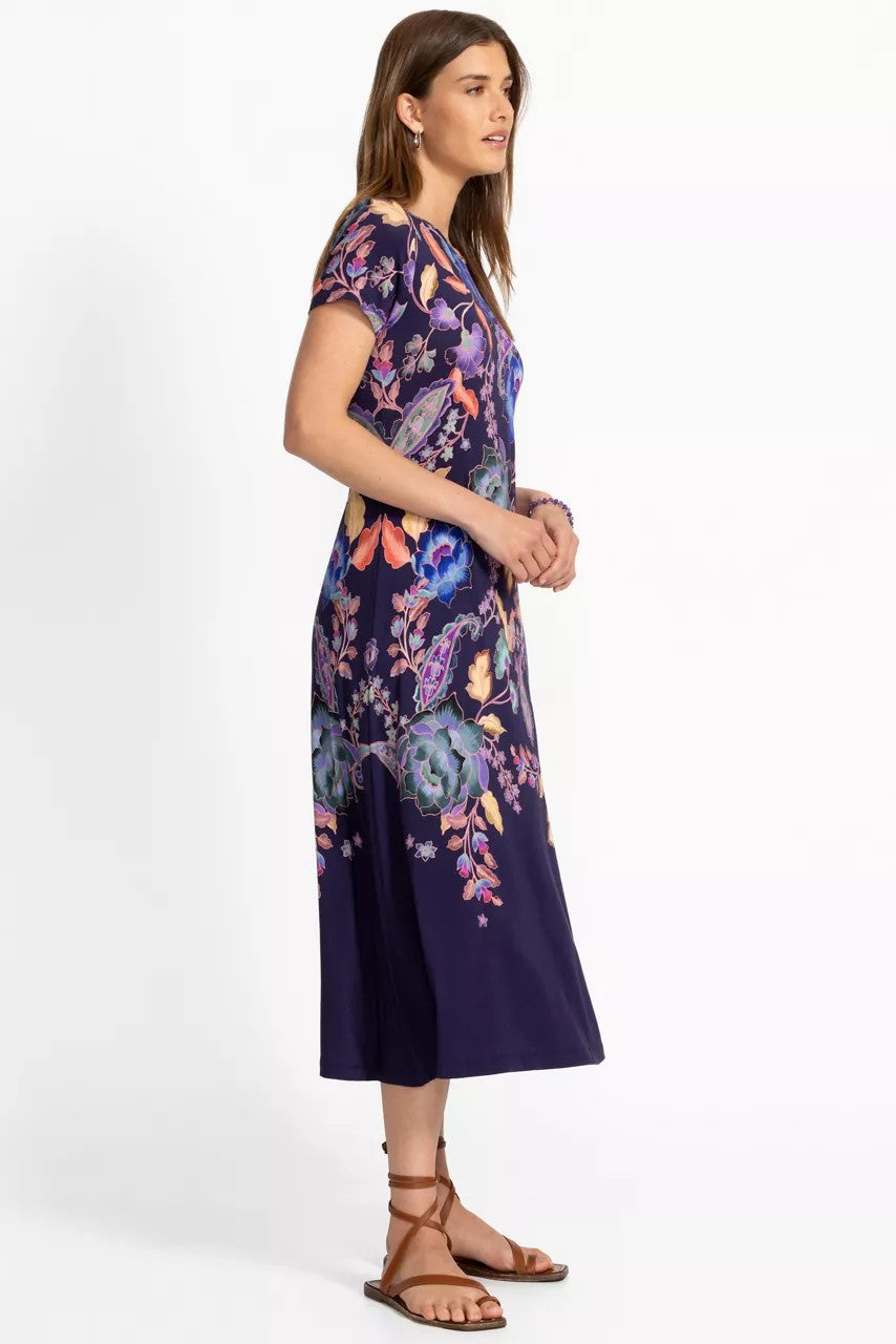 Johnny Was Women THE JANIE FAVORITE BOATNECK CAP SLEEVE DRESS