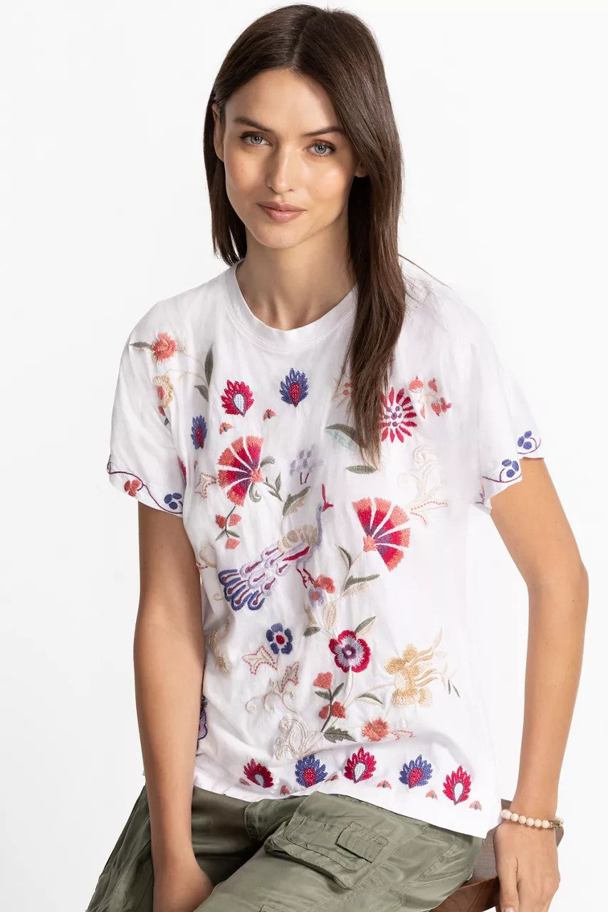 Johnny Was Women SIDE SLIT DOLMAN TEE