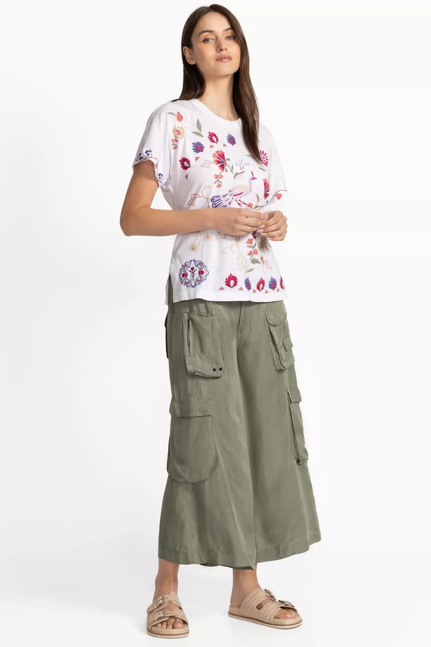 Johnny Was Women SIDE SLIT DOLMAN TEE