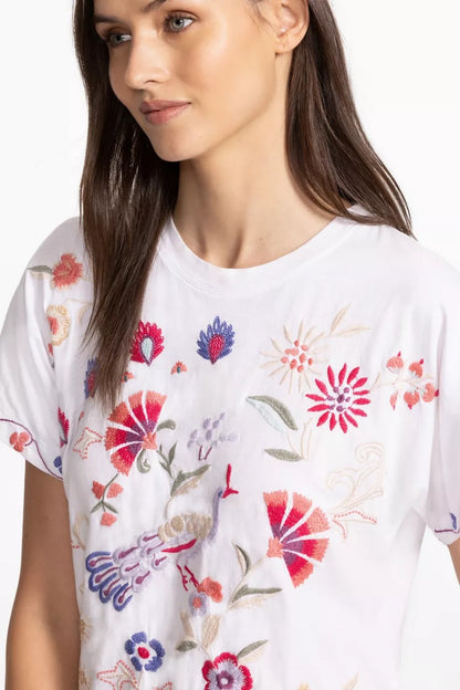 Johnny Was Women SIDE SLIT DOLMAN TEE
