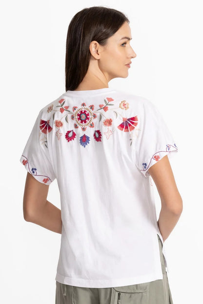 Johnny Was Women SIDE SLIT DOLMAN TEE