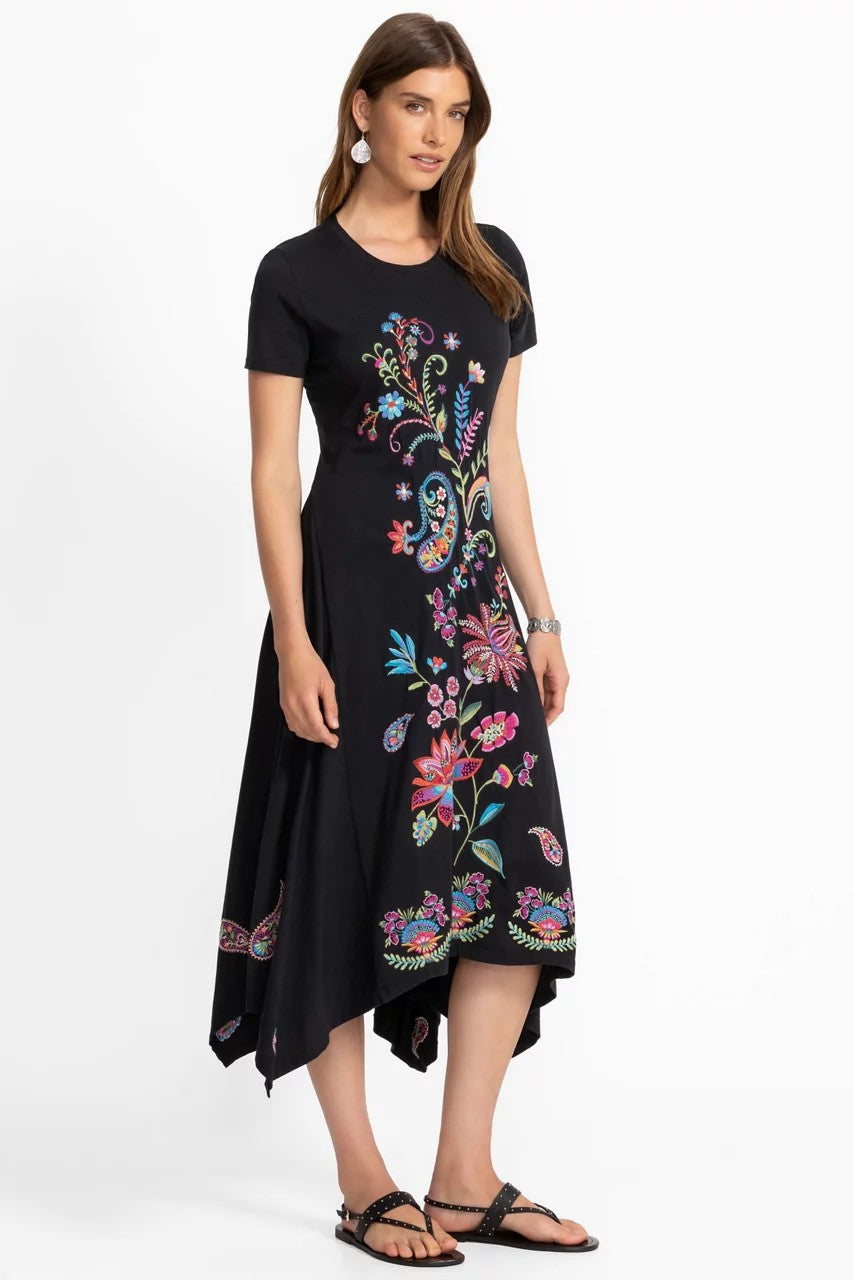 Johnny Was Women HANDKERCHIEF HEM KNIT DRESS