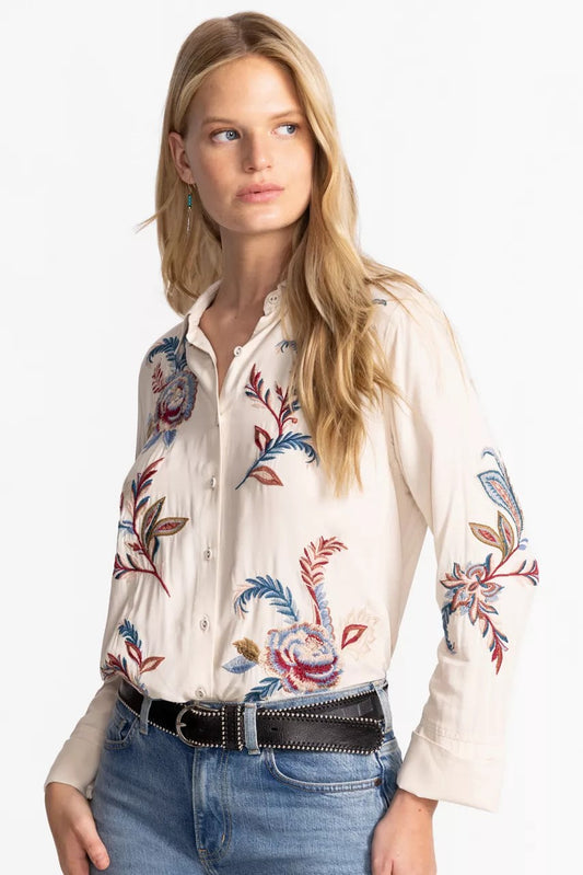 Johnny Was Women VINTAGE BUTTON DOWN SHIRT