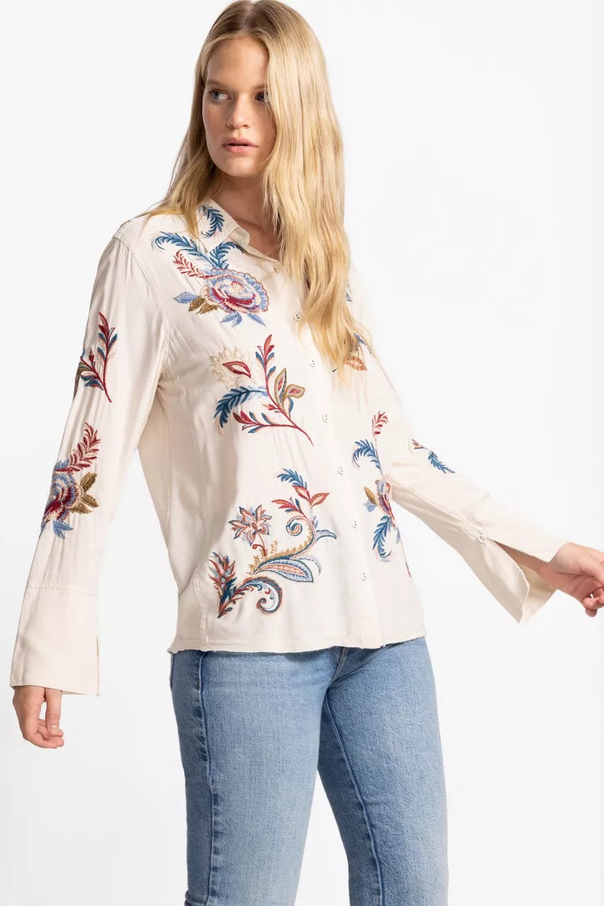 Johnny Was Women VINTAGE BUTTON DOWN SHIRT